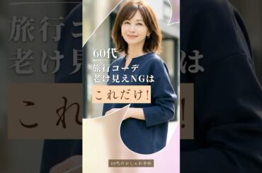 60代、旅行で老け見えするNGコーデ3選