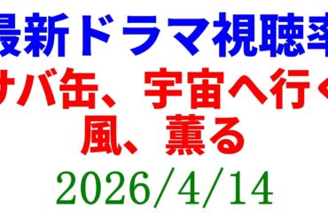 サバ缶 風、薫る！視聴率速報☆2026年4月14日