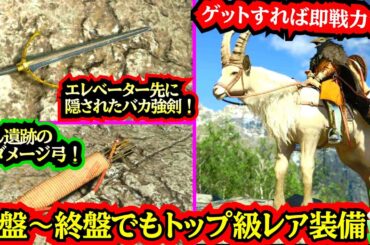 【紅の砂漠】【ゲットすれば即戦力！】序盤〜中盤から終盤でも使える【強レアアイテム９選】