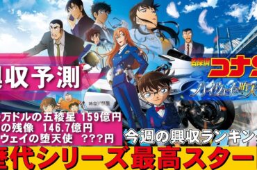 名探偵コナンの興収予想【俺的映画速報Vol.368/第1部】【名探偵コナン ハイウェイの堕天使 ドラえもん 新・のび太の海底鬼岩城 映画レビュー 考察 興行収入 興収 filmarks】