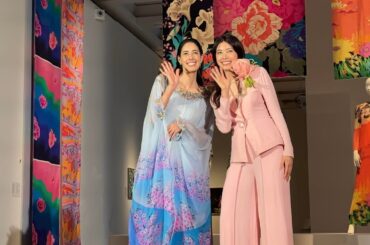 「生誕100年　森英恵」に森泉&森星が登場！