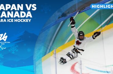 Japan 🇯🇵 Vs 🇨🇦 Canada Para Ice Hockey Highlights 🏒❄️ | Milano Cortina 2026