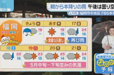 佐藤菜乃花気象予報士のお天気情報　バリはやッ!　4月15日