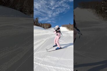 スキー練習ドリル！外足荷重のバリエーショントレーニング！森田優香#shorts #レッスン #スキー