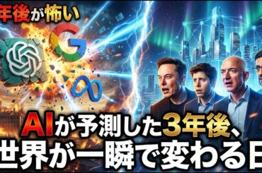 最新AIが本気で予測した「3年後」の世界の姿とは