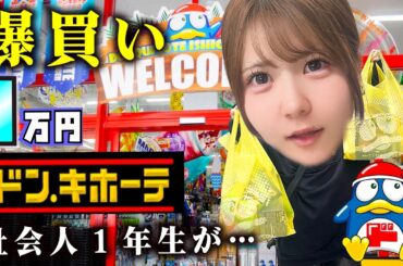 【ドン・キホーテ】爆買い！社会人1年生が1万円チャレンジで…【のえのん】