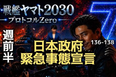新・戦艦ヤマト2030　「日本政府緊急事態宣言」。　　プロトコール7週目前半