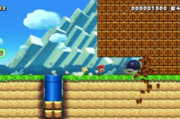 土管に入らずメットで壁を壊すテクニック！【マリオメーカー2 みんなでバトル】