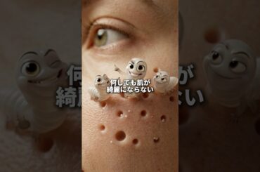 何しても肌が綺麗にならないのは俺が原因だぜ！　#美肌 #美容 #顔ダニ