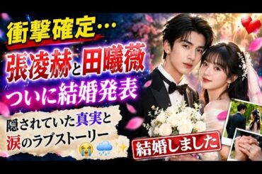 😳衝撃確定…張凌赫と田曦薇がついに結婚発表💔隠されていた真実と涙のラブストーリー😭🌧️✨