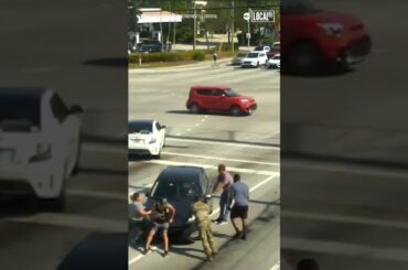 Watch these heroic strangers join forces to save a motorist #goodnews #goodpeople #inspiration