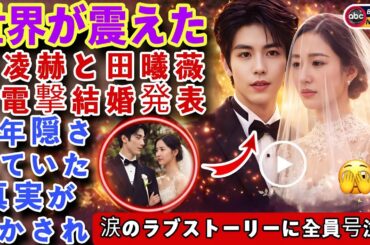 😳世界が震えた…張凌赫と田曦薇が電撃結婚発表💔長年隠されていた真実が明かされ、涙のラブストーリーに全員号泣😭🌧️✨