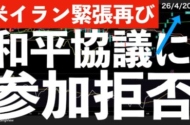 【米イラン緊張再び】和平協議に参加拒否？最新の株価トレンド　#米国株 #日経平均 #sp500