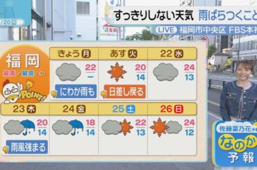 佐藤菜乃花気象予報士のお天気情報　バリはやッ!　4月20日