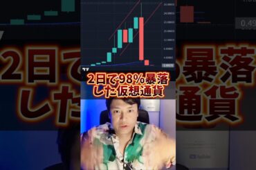 2日で98%暴落！ヤバイ仮想通貨！