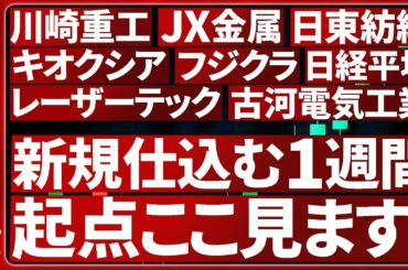 4/20【損小利大のチャンス】日本株の最新テクニカル分析！注目個別株７選のトレード戦略を徹底解説します【日経平均・JX金属・フジクラ・日東紡績・キオクシア・古河電気工業・レーザーテック・川崎重工】