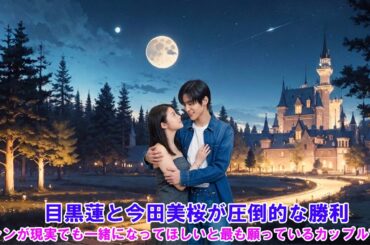 目黒蓮と今田美桜が圧倒的な勝利 ！ファンが現実でも一緒になってほしいと最も願っているカップルです！