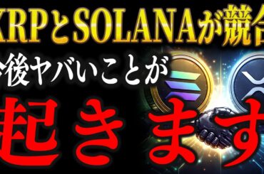XRPとSOLANAが競合🔥大口投資家が全財産を預け始めています。【仮想通貨 XRP リップル 最新情報】