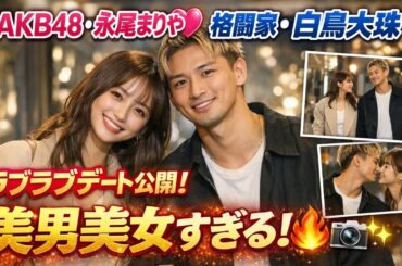 元AKB48・永尾まりや💖格闘家白鳥大珠とラブラブデート公開！「美男美女すぎる」と話題沸騰🔥📸✨