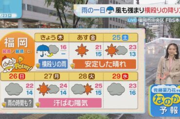 佐藤菜乃花気象予報士のお天気情報　バリはやッ!　4月23日