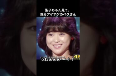 松田聖子のせいで、また気分アゲアゲのペクさん 세이코짱 때문에 또 기분 업된 백상