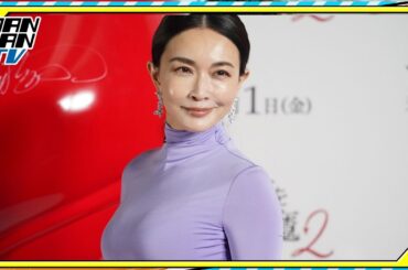 長谷川京子、ボディーライン際立つタイトなドレス姿　「普段は選ばない服をあえて」　「プラダを着た悪魔2」ジャパンプレミア
