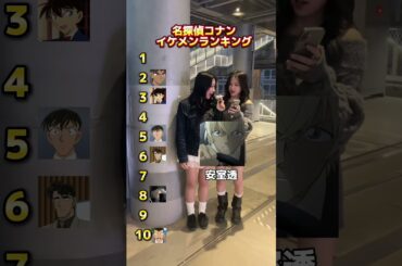 コナンのキャラで1番誰が好き？👓　#コナン  #映画　#人気ランキング