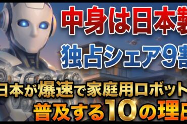 2030年、あなたの家にロボットが来る？日本で家庭用ロボットが世界最速で普及する10の理由