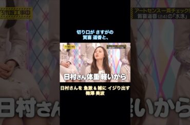 切り口がさすがの賀喜遥香と、日村さんを急激&雑にイジり出す梅澤美波｜乃木坂46 バナナマン【乃木坂工事中】【乃木坂46美術部】