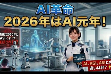 【先駆者になれ】エージェント型AIを使いこなし先行者利益を得よ！【AI・AGI・ASIは何が違う？】