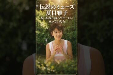 もしも夏目雅子が現在のスクリーンに立っていたら#夏目雅子#女優#もしもシリーズ #芸能人