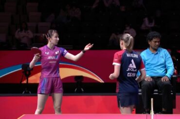 【サーブが見えない！】早田ひながTTRを要求し、これが認められる！｜世界卓球2025