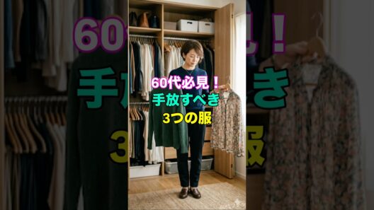 #60代ファッション #手放し