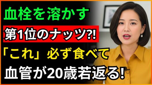 認知症と脳梗塞を防ぐ三つのナッツ?血管の詰まりはこうして解消しますㅣ医師が教えてくれない真実ㅣ脳梗塞予防 | 前兆症状 | 脳の健康 | シニア健康の知恵