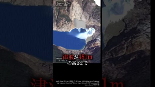 【481mの津波(遡上高)】#地球 #宇宙