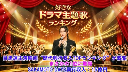 【最新版】目黒蓮主演映画“歴代興行収入TOPランキング”が激変 ! …まさかの1位に驚愕！SAKAMOTO DAYS興行収入：15億円