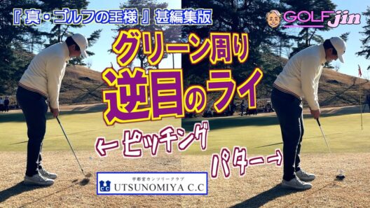 グリーン周り 逆目のライ攻略 in 宇都宮カンツリークラブ 北コース4 ⑦『真・ゴルフの王様』甚編集版