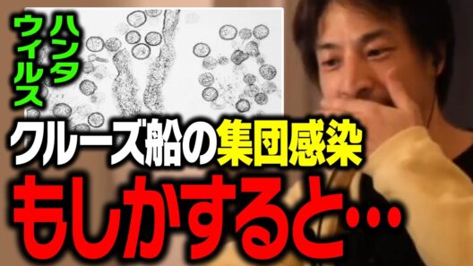 ハンタウイルス感染拡大の可能性について正直言います【ひろゆき 切り抜き クルーズ船】