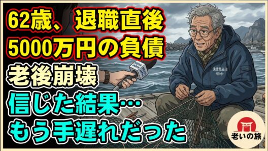 62歳男性の人生を狂わせた致命的なミス。退職直後に5000万円の負債…騙される前に気づくべきだった罠…【シニアライフ】【60代以上の方へ】