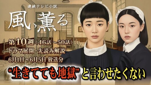 NHK 連続テレビ小説   風、薫る第10週 （46話~50話）ドラマ展開・先読み解説    2026年6月1日 ～6月5日 放送分
