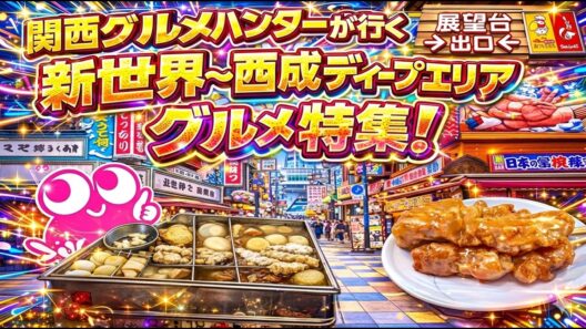 大阪 新世界～西成あいりん地区【ディープエリアおすすめグルメツアー】人気店から大阪人でも殆ど知らないお店まで❗️韓国人気女性YouTuberも登場