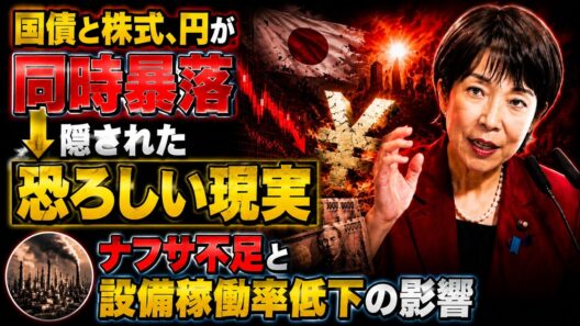 国債と株式、円が同時暴落 → 隠された恐ろしい現実 → ナフサ不足と設備稼働率低下の影響