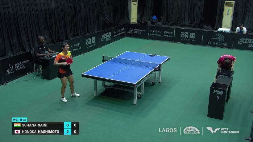 【1回戦】橋本帆乃香 vs サイニ｜WTTコンテンダーラゴス2026 女子シングルス