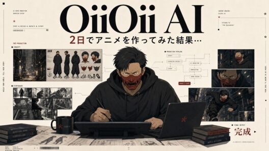 AIで本格アニメは1人で作れるのか？OiiOii.AIで短編アニメを制作してみた