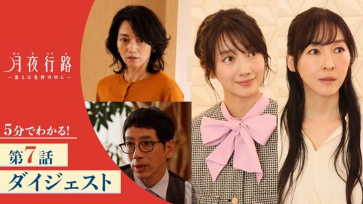 【5分でわかる！】「月夜行路 ―答えは名作の中に―」第7話ダイジェスト／W主演：#波瑠×#麻生久美子／毎週水曜よる10時放送