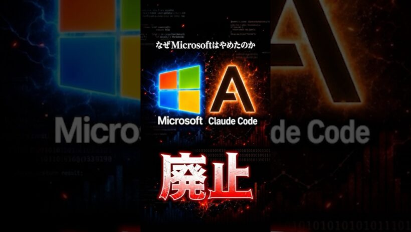 AIコストが人件費を超えた｜MicrosoftがClaude Codeを廃止した真相を解説