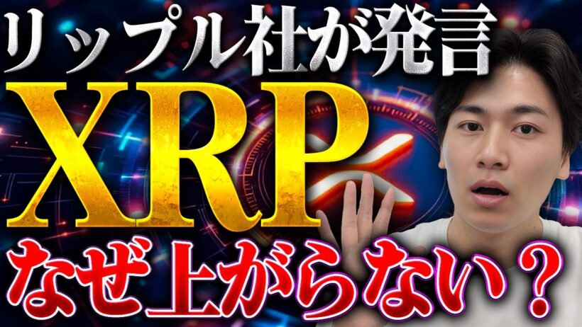 【重要】なぜXRPの価格は上がらないのか？リップル社が語った「現在」と「未来」とは
