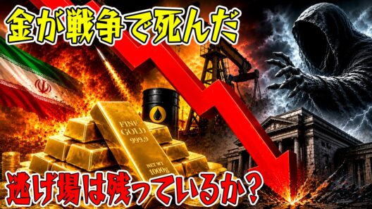 【戦争でも崩壊が止まらない金相場】イラン攻撃・原油急騰・利上げ亡霊が同時襲来…今すぐ知るべき投資家への緊急警告