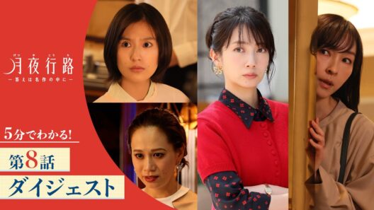 【5分でわかる！】「月夜行路 ―答えは名作の中に―」第8話ダイジェスト／W主演：#波瑠×#麻生久美子／毎週水曜よる10時放送