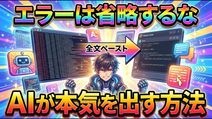 エラーメッセージは誰のため？AIコーディングエージェントが変える開発の常識